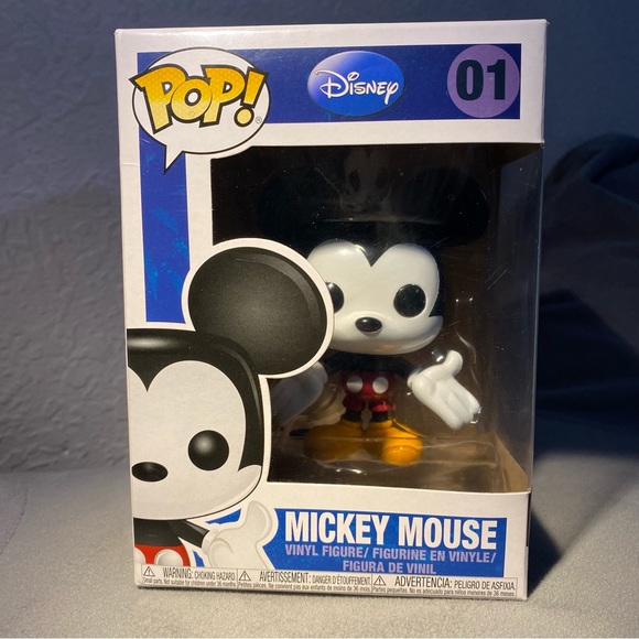Funko Pop Disney Mickey Mouse 01 & Minnie Mouse 23 - Picture 6 of 9